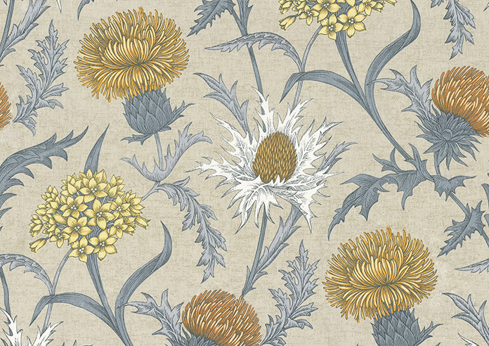 Acanthium, Ochre - Roman Blind - Image 6